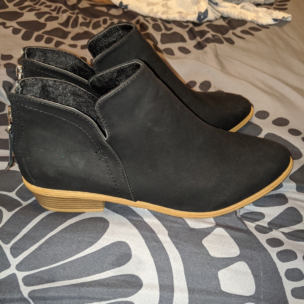 Black booties